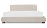 Beau King Storage Bed Speckled Light Grey by Moe's Home at Eve Furniture