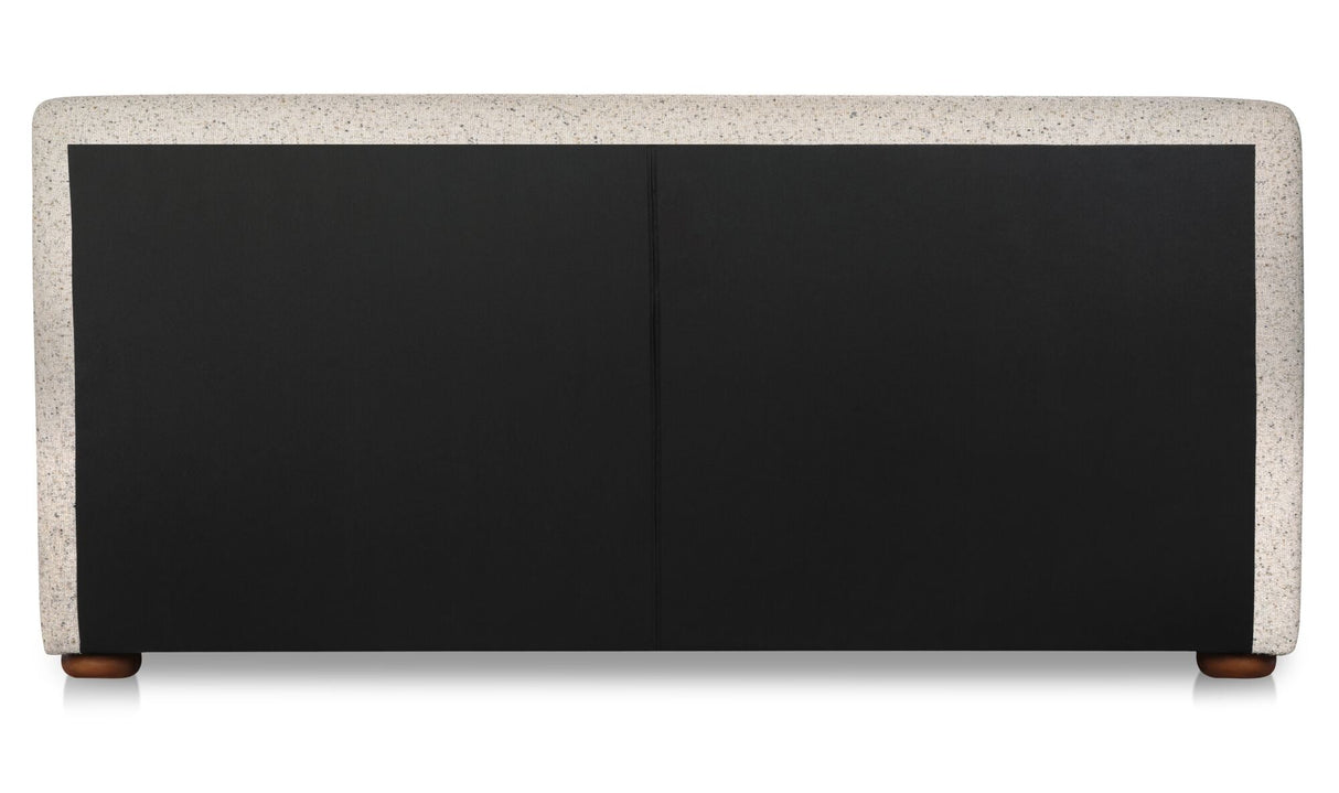 Beau Queen Storage Bed Speckled Light Grey by Moe's Home at Eve Furniture