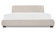 Beau Queen Storage Bed Speckled Light Grey by Moe's Home at Eve Furniture