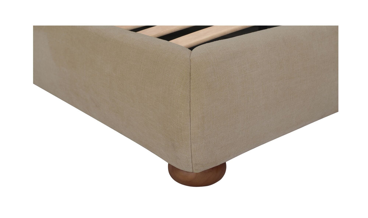 Beau Queen Storage Bed Warm Beige by Moe's Home at Eve Furniture