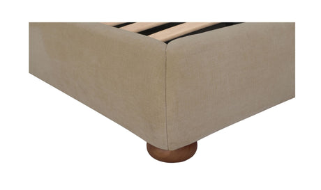 Beau Queen Storage Bed Warm Beige by Moe's Home at Eve Furniture