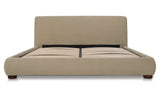 Beau Queen Storage Bed Warm Beige by Moe's Home at Eve Furniture