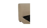 Beau Queen Storage Bed Warm Beige by Moe's Home at Eve Furniture