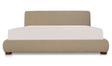 Beau Queen Storage Bed Warm Beige by Moe's Home at Eve Furniture