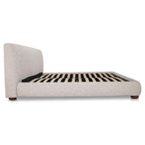 Beau Speckled Light Grey King Storage Bed