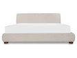 Beau Speckled Light Grey King Storage Bed