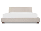 Beau Speckled Light Grey King Storage Bed