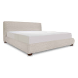 Beau Speckled Light Grey Queen Storage Bed