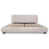Beau Speckled Light Grey Queen Storage Bed