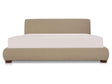Beau Warm Beige King Storage Bed