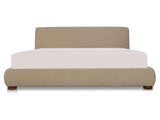 Beau Warm Beige King Storage Bed