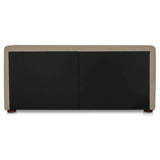 Beau Warm Beige Queen Storage Bed