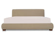 Beau Warm Beige Queen Storage Bed