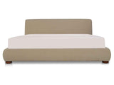 Beau Warm Beige Queen Storage Bed