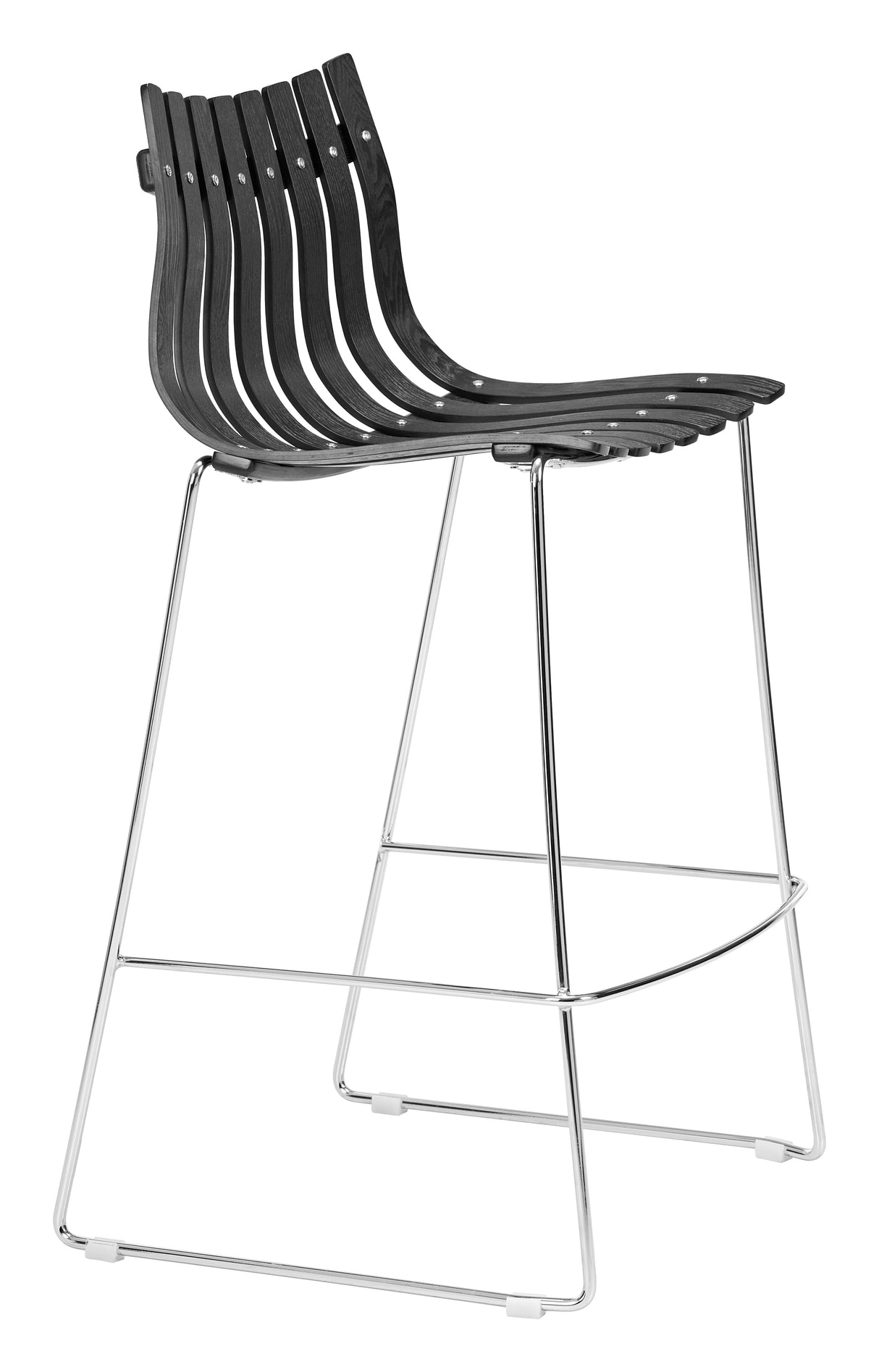 Beaufort Black Barstool (Set of 2) by Zuomod at Eve Furniture