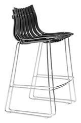 Beaufort Black Barstool (Set of 2) by Zuomod at Eve Furniture