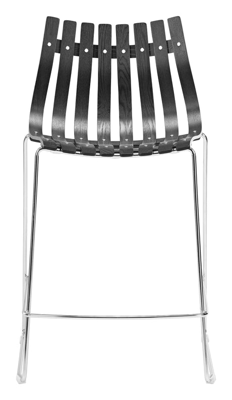 Beaufort Black Counter Stool (Set of 2) by Zuomod at Eve Furniture