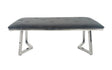 Beaufort Dark Gray Upholstered Tufted Bench by Coaster at Eve Furniture