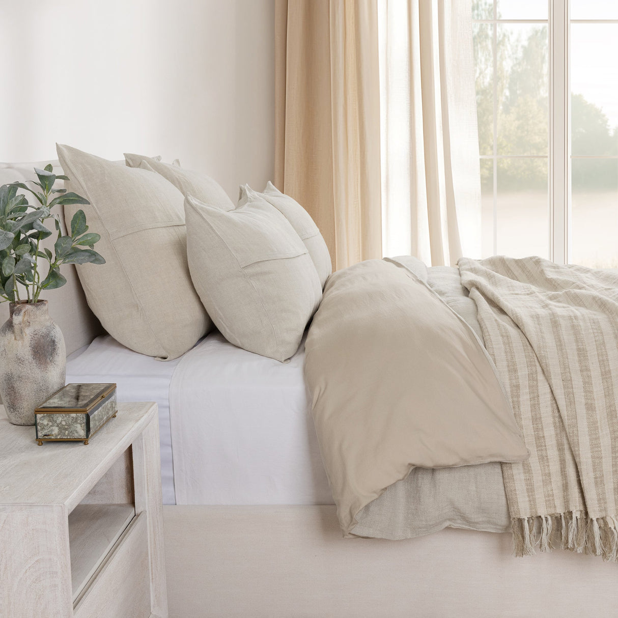 Beaumont Linen Duvet Collection by Classic Home at Eve Furniture