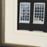 Beautiful Buildings by Irene Sucocki Framed Art Print Matted under Glass by Mercana at Eve Furniture