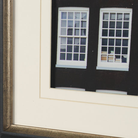 Beautiful Buildings by Irene Sucocki Framed Art Print Matted under Glass by Mercana at Eve Furniture