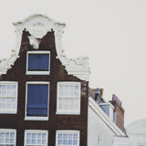 Beautiful Buildings by Irene Sucocki Framed Art Print Matted under Glass by Mercana at Eve Furniture