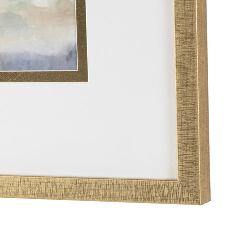 Becket Blue/Gold Print by Crestview at Eve Furniture
