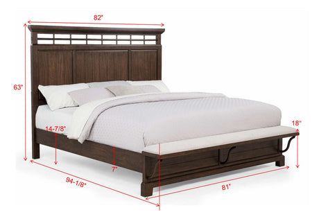 Beckett Brown Bedroom Set by Crown Mark at Eve Furniture