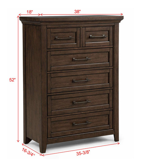 Beckett Brown Bedroom Set by Crown Mark at Eve Furniture