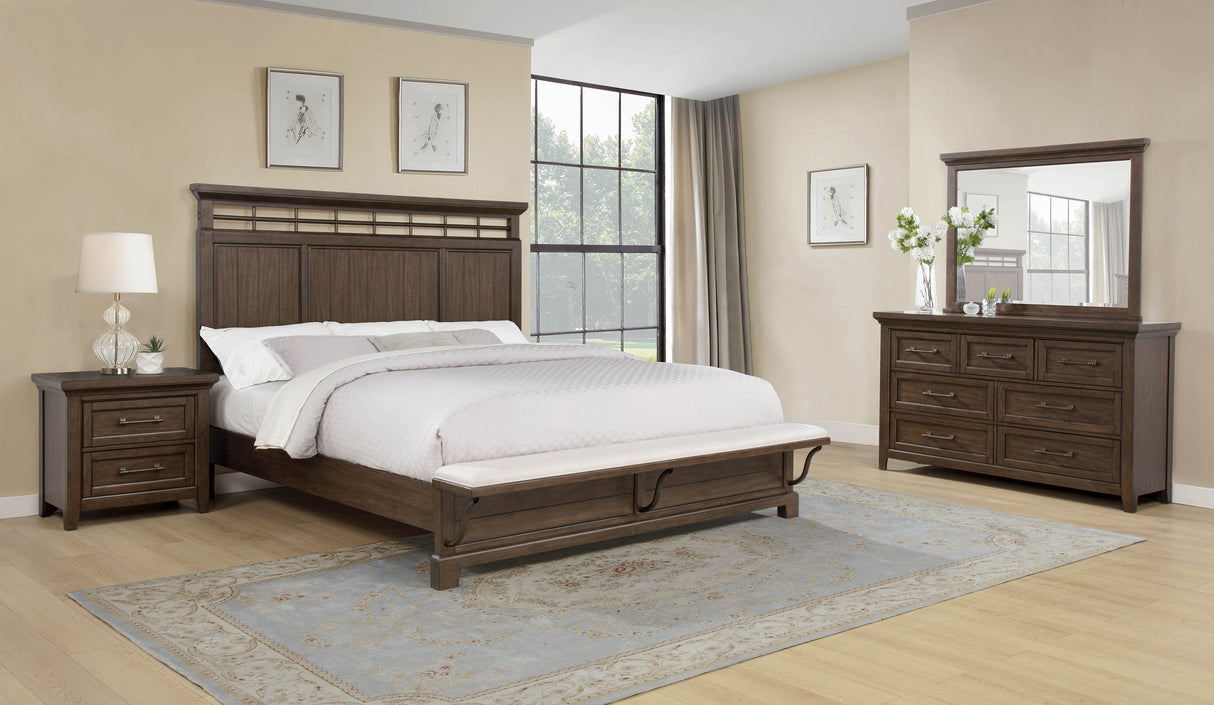 Beckett Brown Bedroom Set by Crown Mark at Eve Furniture