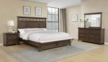 Beckett Brown Bedroom Set by Crown Mark at Eve Furniture
