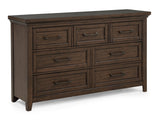 Beckett Brown Dresser by Crown Mark at Eve Furniture