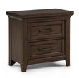 Beckett Brown Nightstand by Crown Mark at Eve Furniture