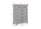 Beckett Rustic Gray Chest by Crown Mark at Eve Furniture