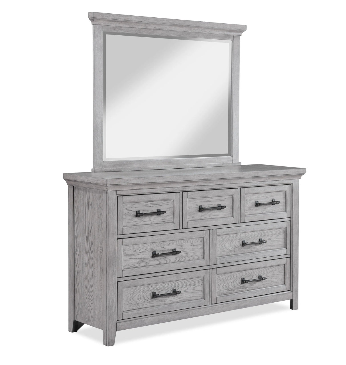 Beckett Rustic Gray Dresser by Crown Mark at Eve Furniture
