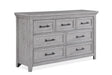 Beckett Rustic Gray Dresser by Crown Mark at Eve Furniture
