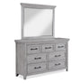 Beckett Rustic Gray Dresser Mirror by Crown Mark at Eve Furniture