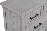 Beckett Rustic Gray Footboard Bench Panel Bedroom Set by Crown Mark at Eve Furniture
