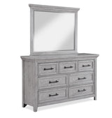 Beckett Rustic Gray Footboard Bench Panel Bedroom Set by Crown Mark at Eve Furniture