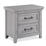 Beckett Rustic Gray Footboard Bench Panel Bedroom Set by Crown Mark at Eve Furniture