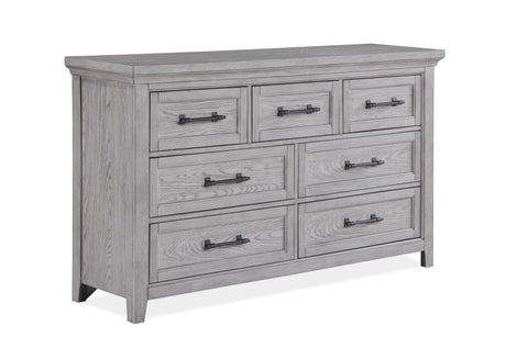 Beckett Rustic Gray Footboard Bench Panel Bedroom Set by Crown Mark at Eve Furniture