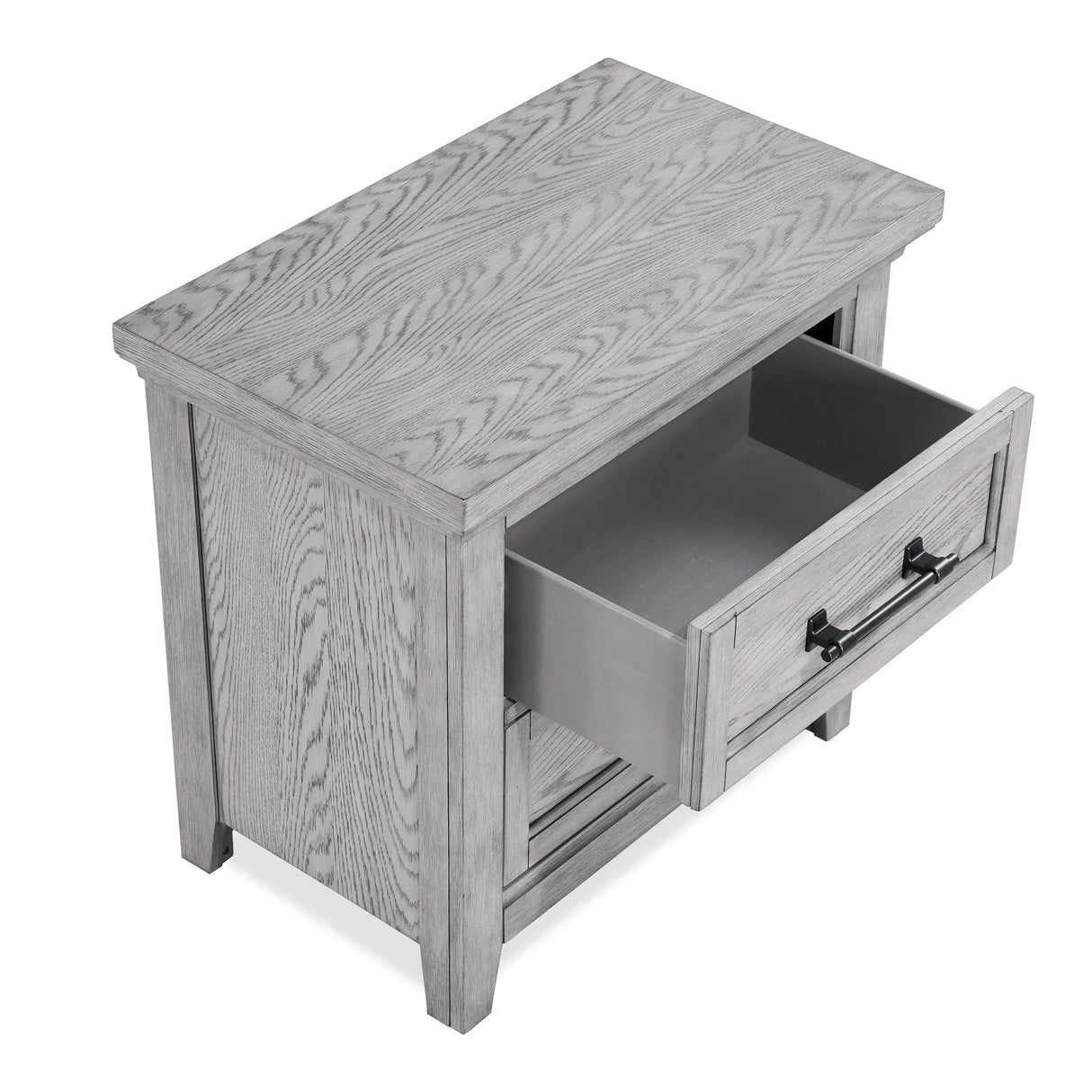 Beckett Rustic Gray Nightstand by Crown Mark at Eve Furniture