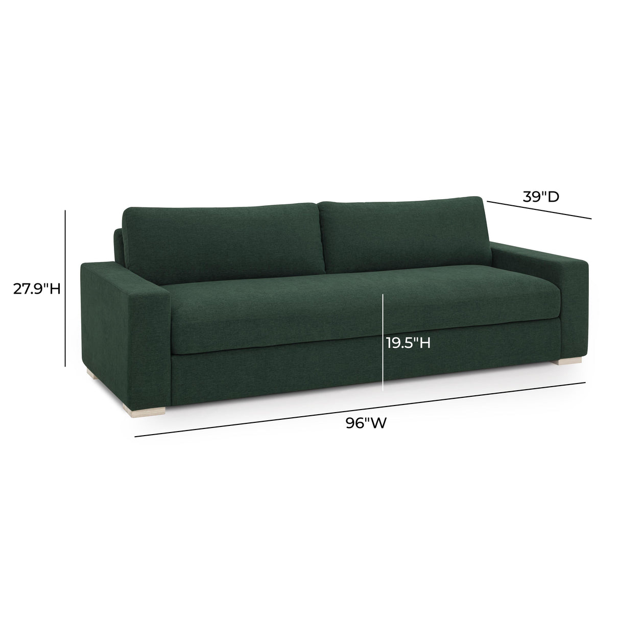 Beckham 96" Performance Chenille Sofa by TOV Furniture at Eve Furniture