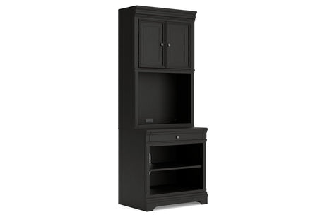 Beckincreek Black Bookcase by Ashley at Eve Furniture