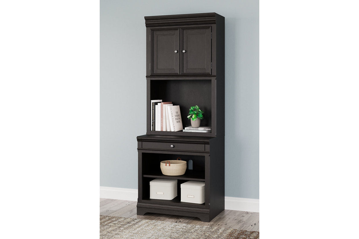 Beckincreek Black Bookcase by Ashley at Eve Furniture