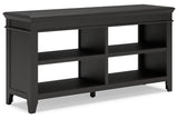 Beckincreek Black Credenza by Ashley at Eve Furniture