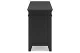 Beckincreek Black Credenza by Ashley at Eve Furniture