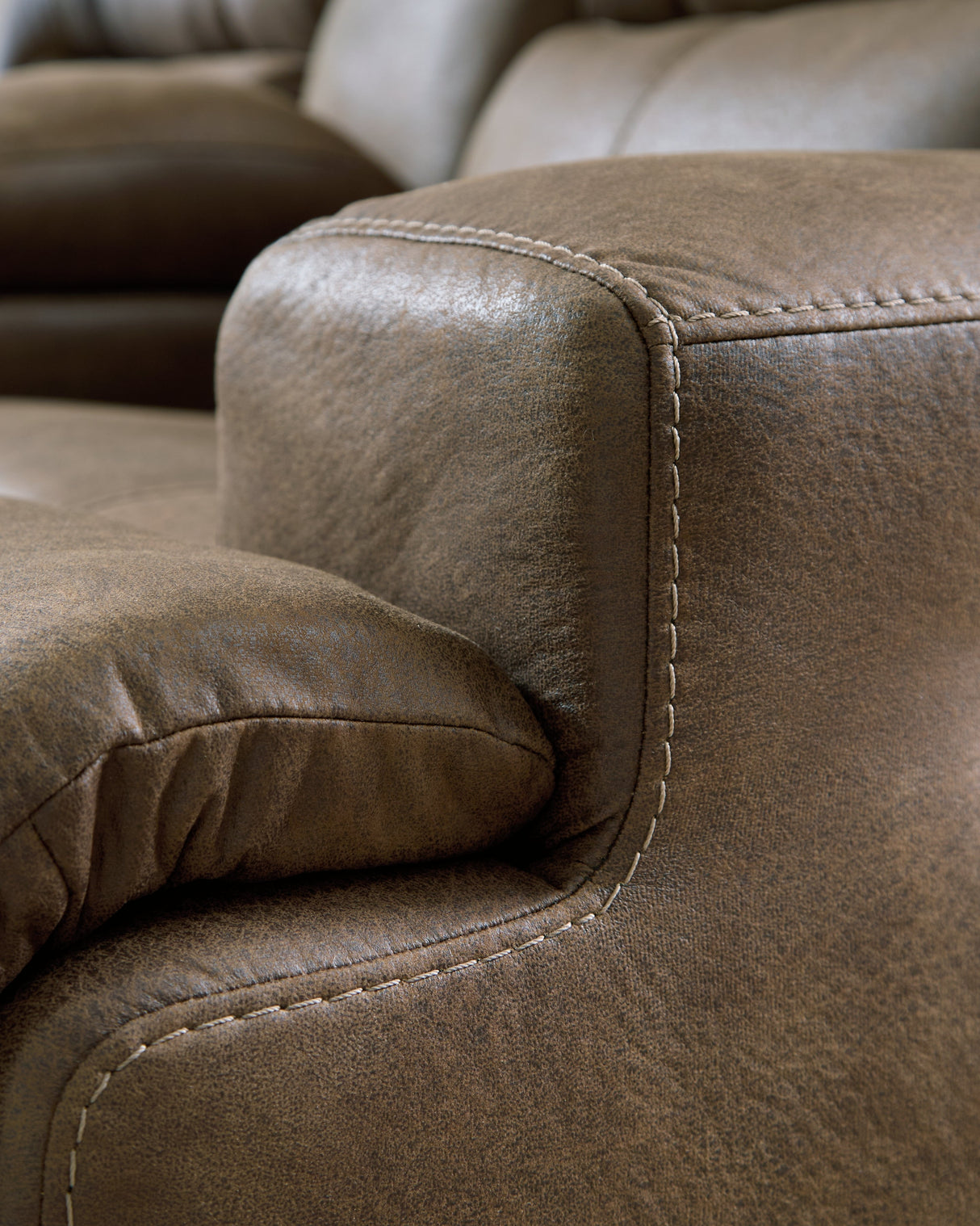 Beckley Place Earth Power Recliner by Ashley at Eve Furniture