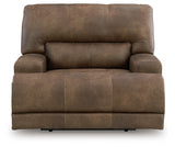 Beckley Place Earth Power Recliner by Ashley at Eve Furniture