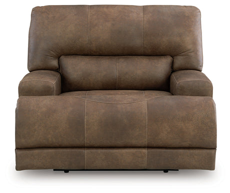 Beckley Place Earth Power Recliner by Ashley at Eve Furniture